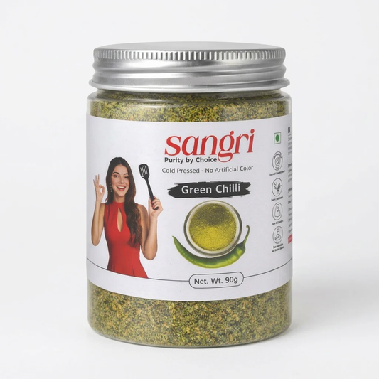 Sangri Green Chilli Powder โ Hari Mirch Powder | 100% Pure & Fresh, 90g