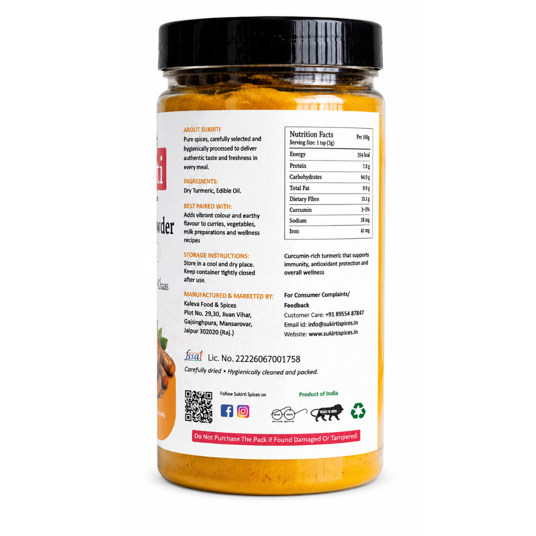 Lakadong Turmeric Powder (200g) Pack