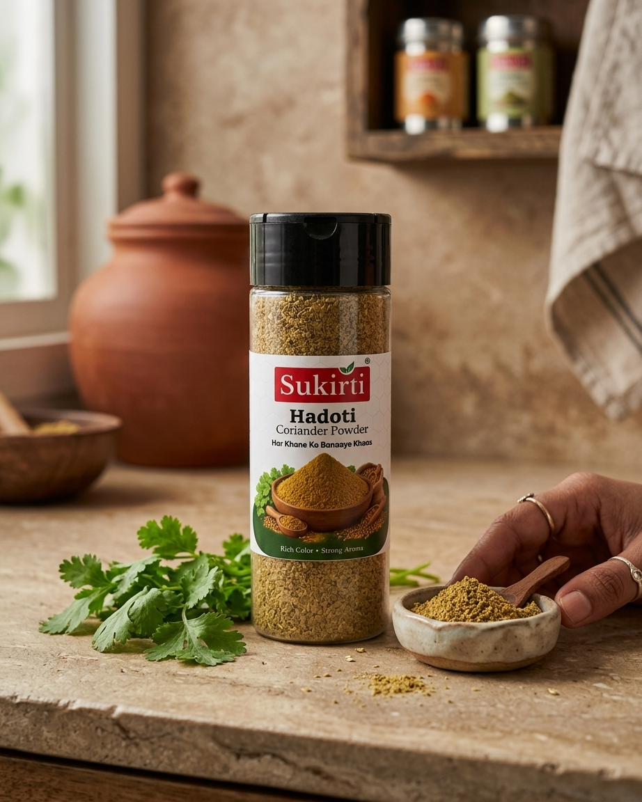 Hadoti Coriander Powder Source from Rajasthan - Starter Pack (50g)