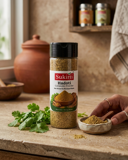 Hadoti Coriander Powder Source from Rajasthan - Starter Pack (50g)